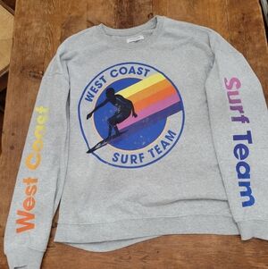 Grayson Threads West Coast Surf Team Gray Sweater